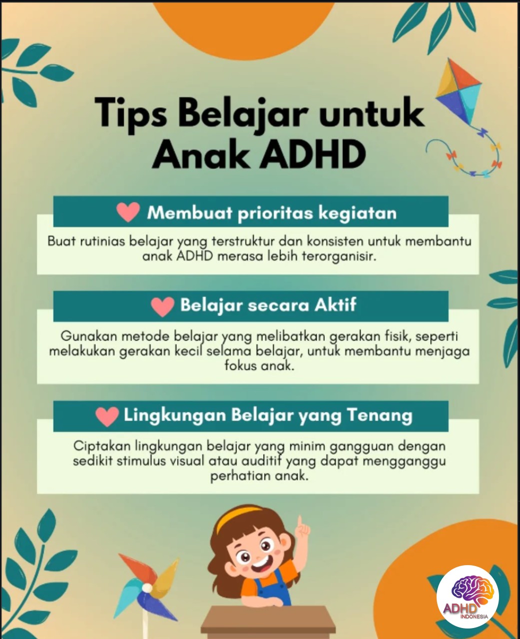 Strategi Belajar yang Cocok untuk Anak ADHD di Kabupaten Asahan